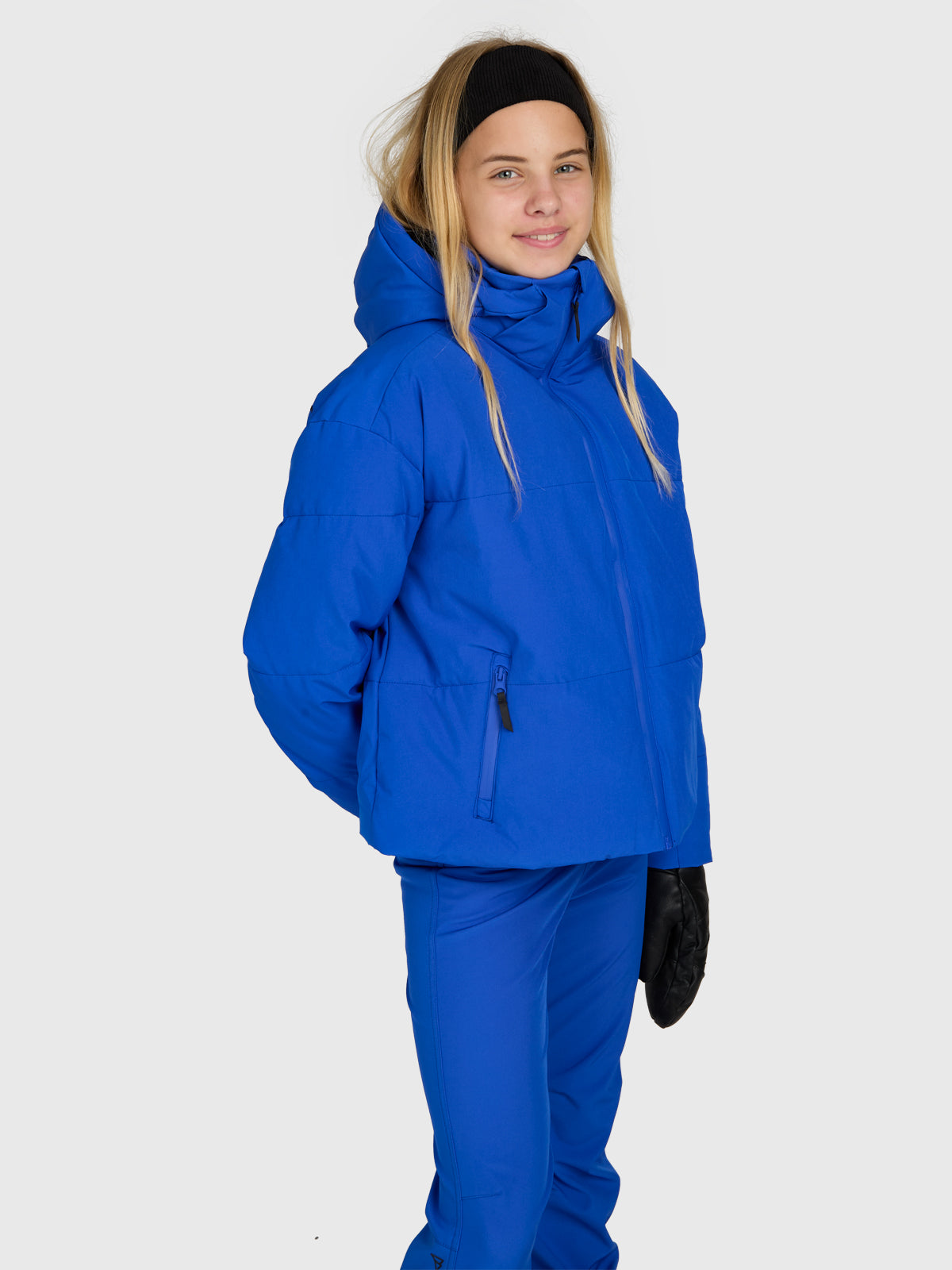 Fiasky Mädchen Schneejacke | Schillerndes Blau