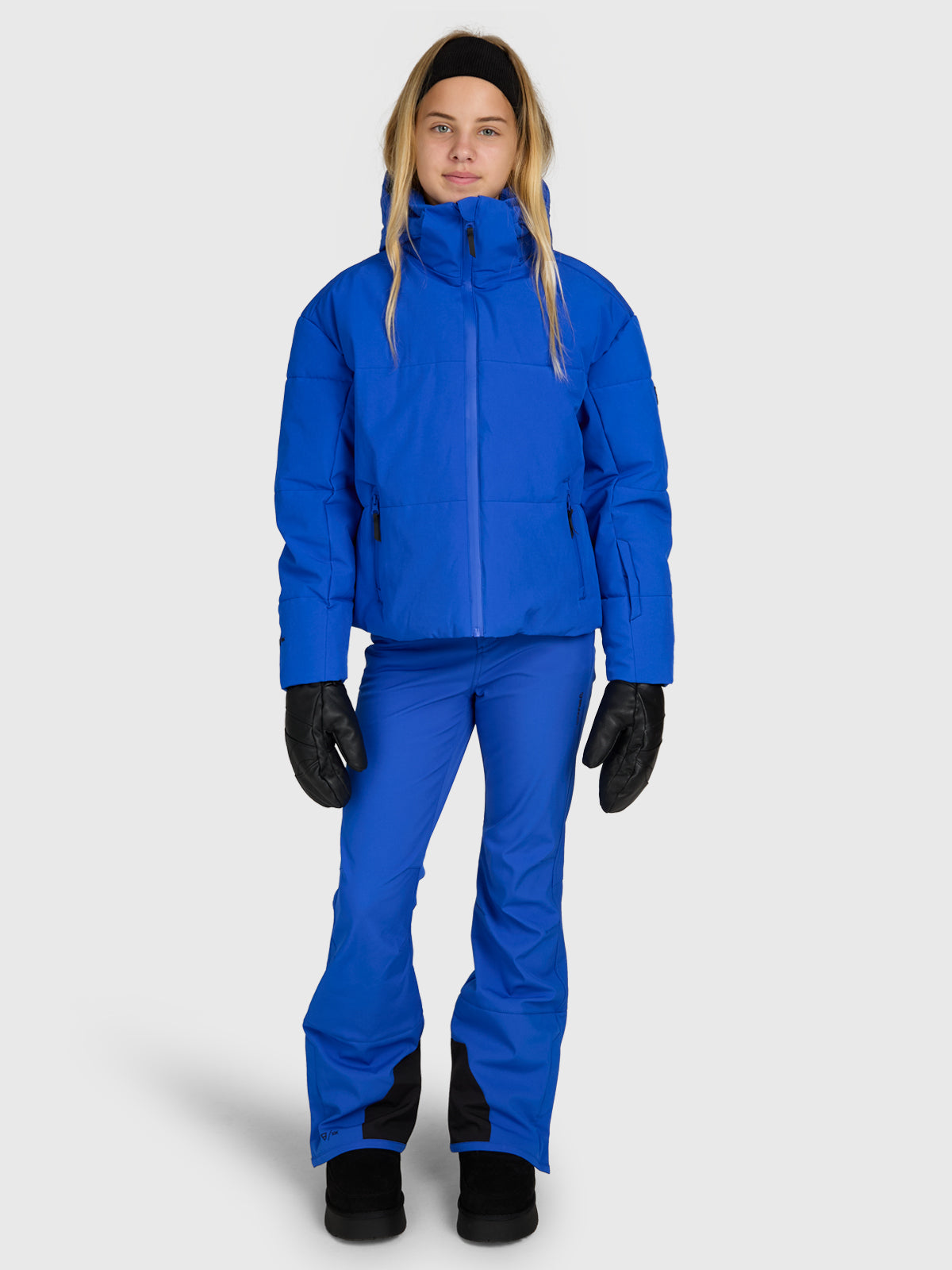 Fiasky Mädchen Schneejacke | Schillerndes Blau