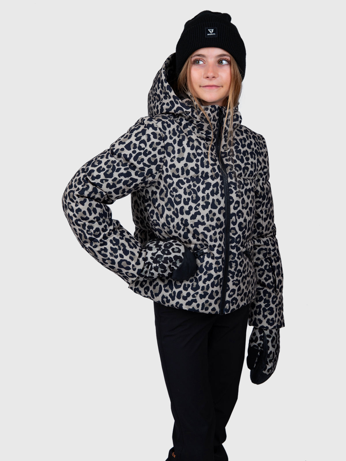 Fiasky-Print Girls Snow Jacket | Wild Thing Fungi