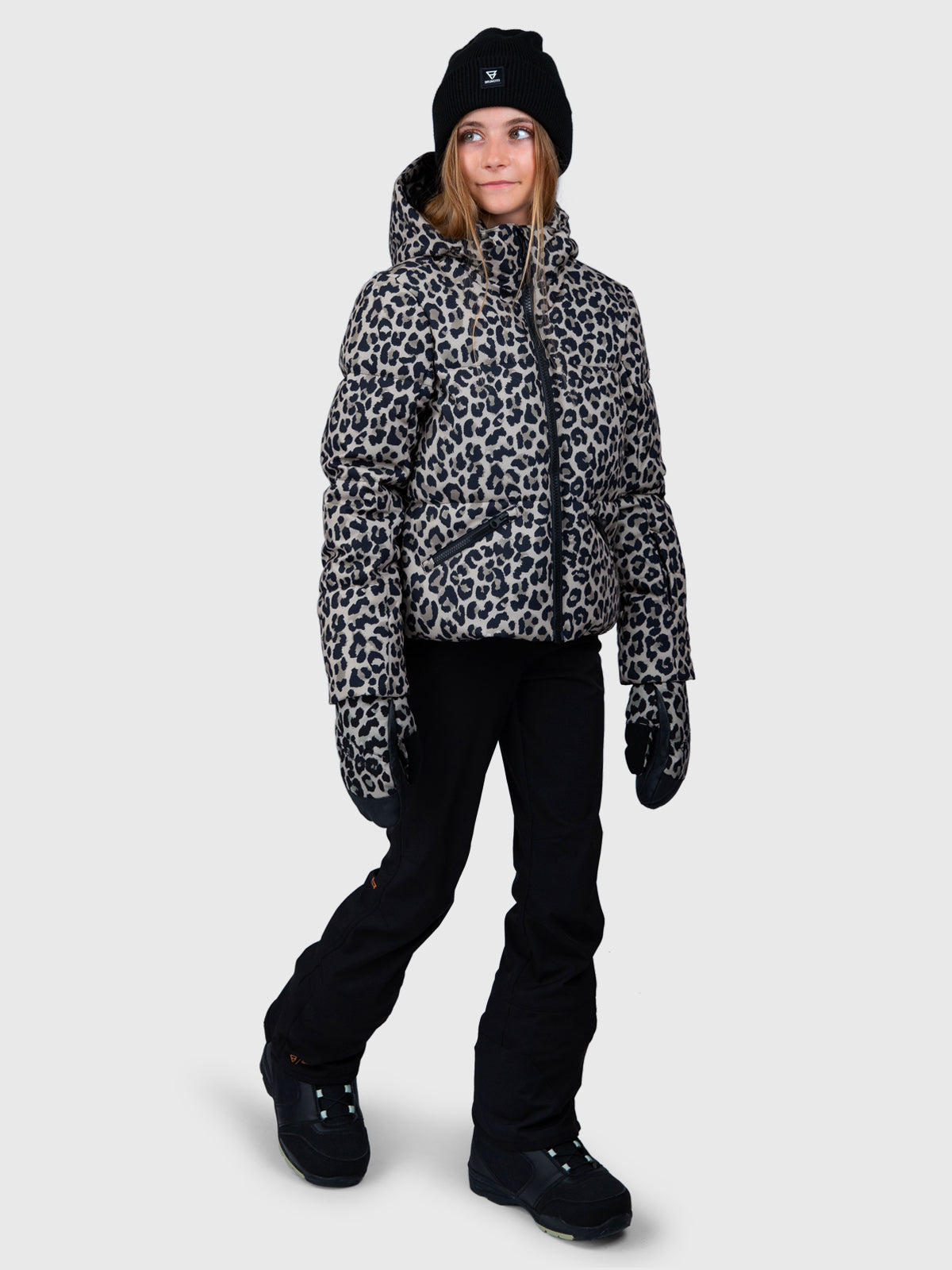 Fiasky-Print Girls Snow Jacket | Wild Thing Fungi