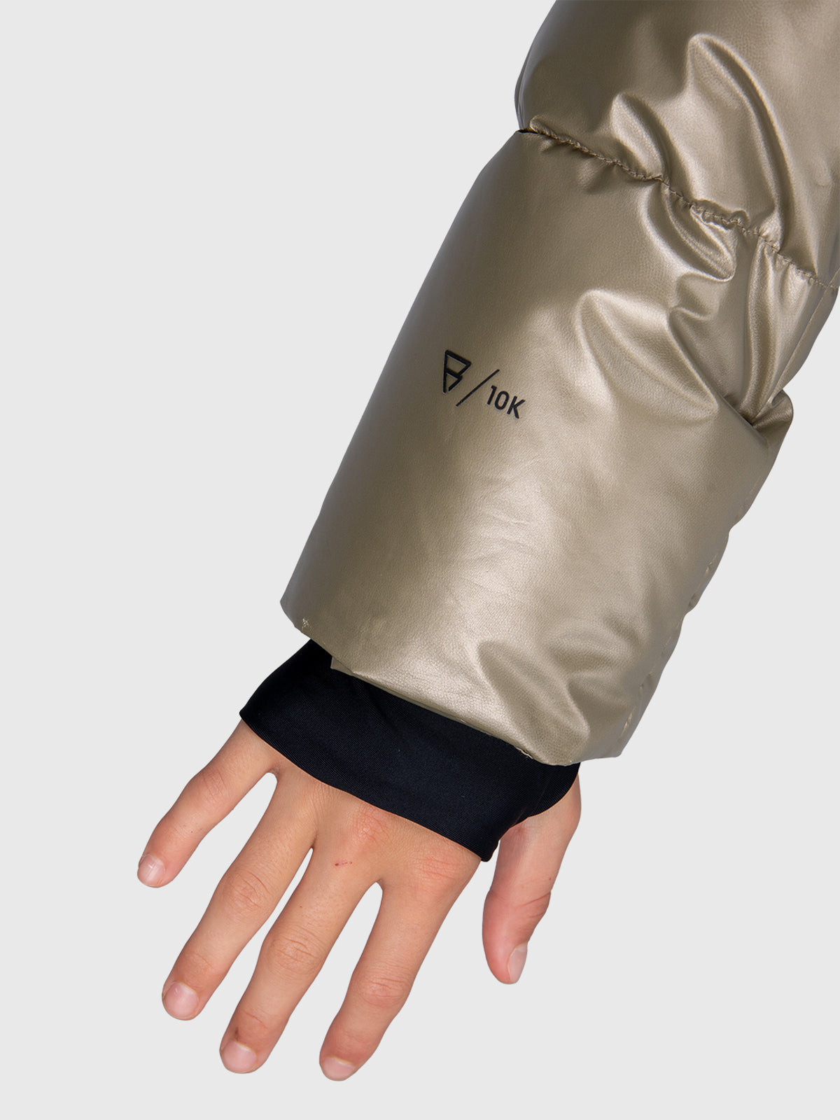 Fiasky-Metallic Girls Snow Jacket | Fungi