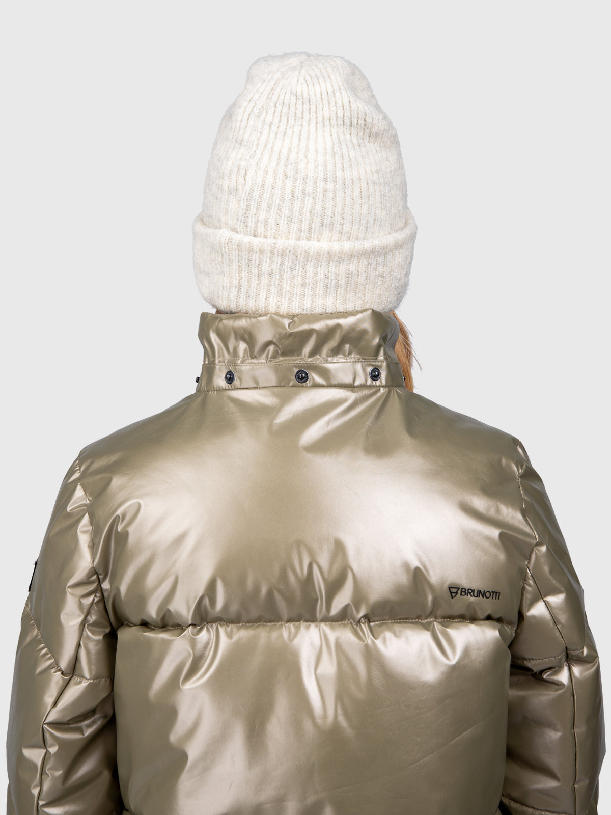 Fiasky-Metallic Girls Snow Jacket | Fungi