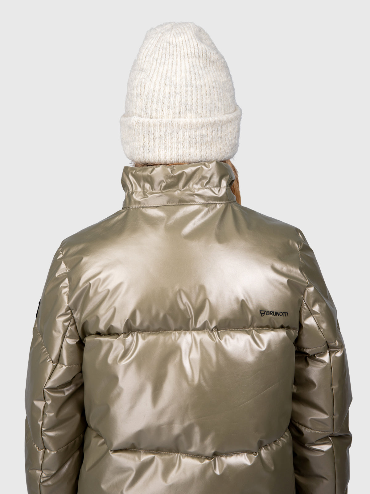 Fiasky-Metallic Girls Snow Jacket | Fungi