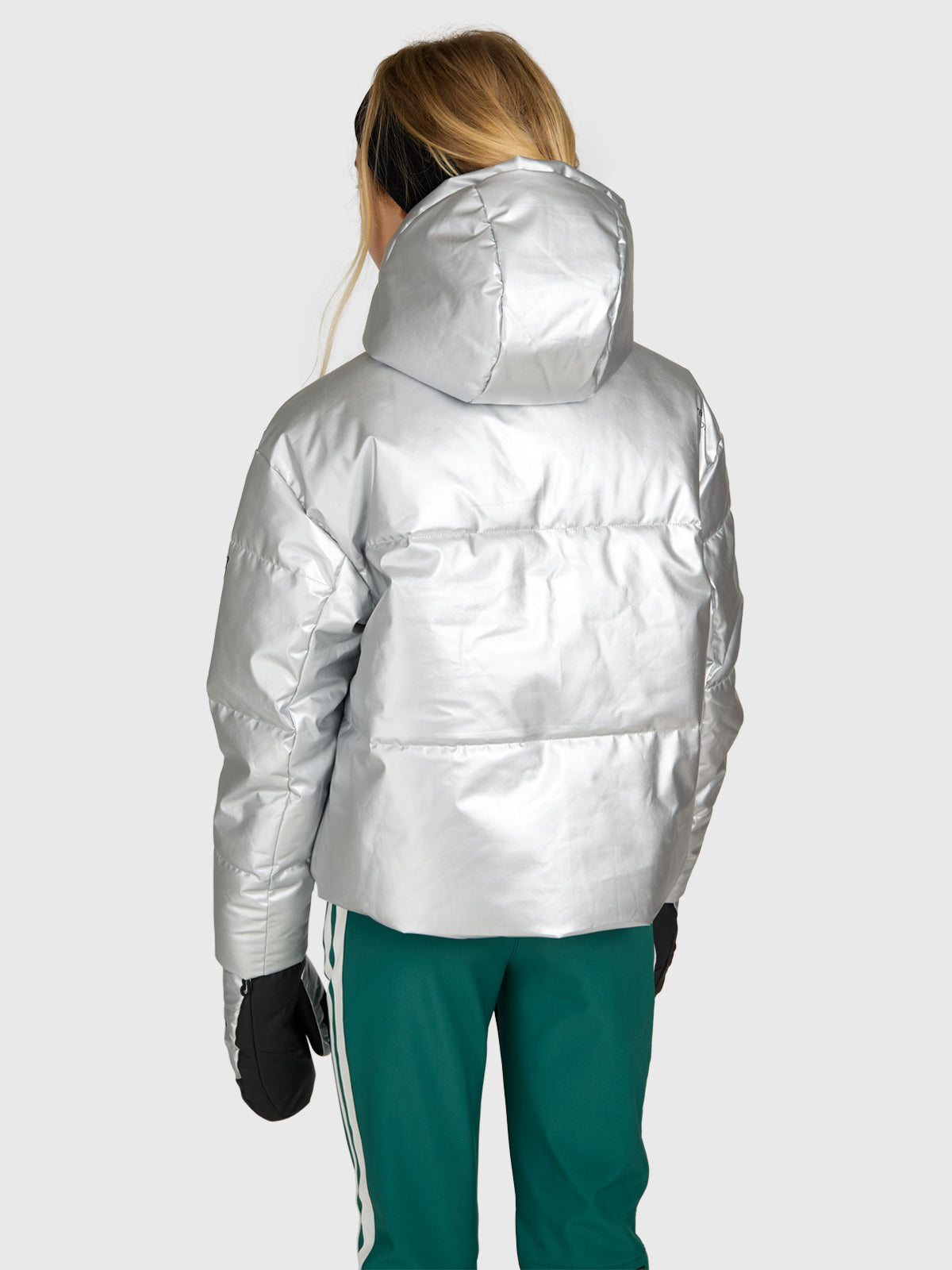 Fiasky-Metallic Mädchen Schneejacke