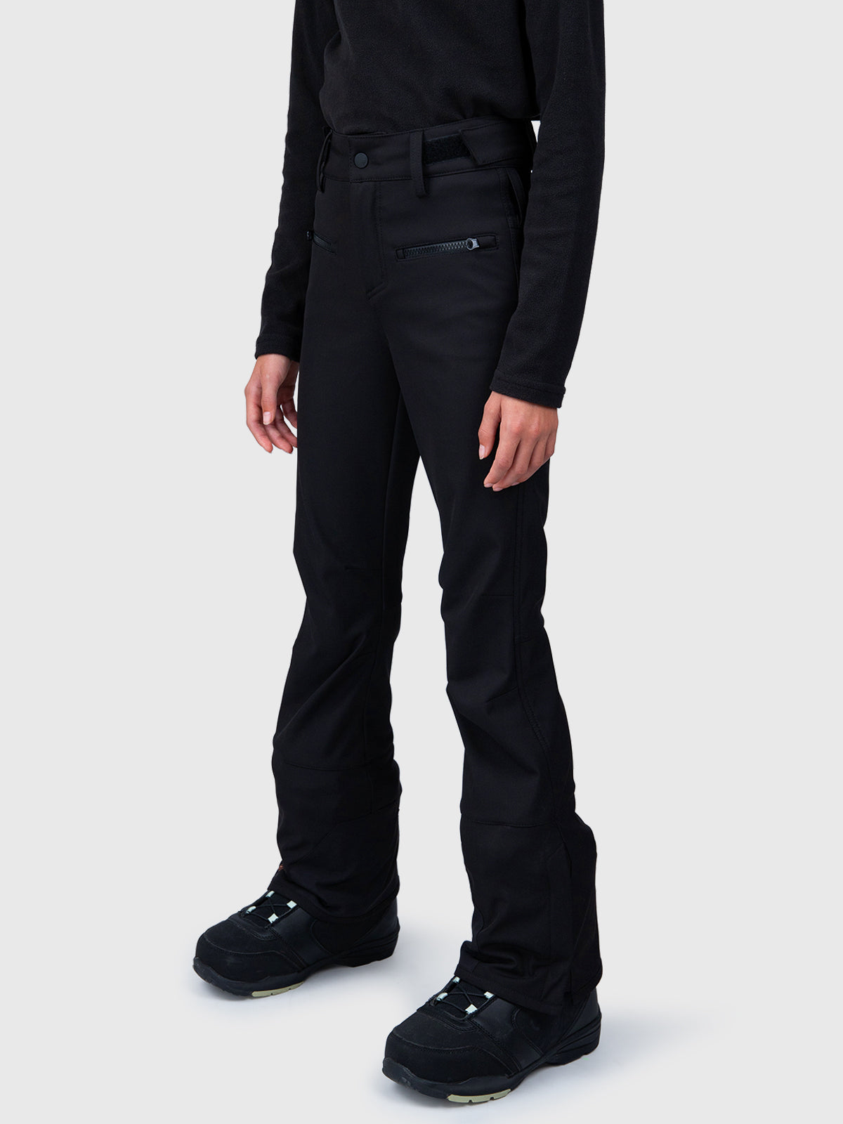 Coldlaky Meiden Softshell Skibroek | Zwart