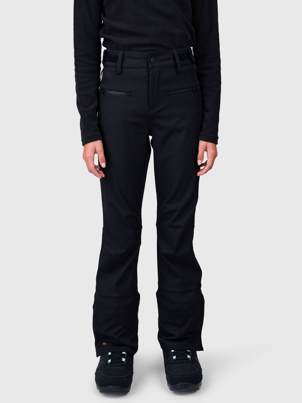 Coldlaky Meiden Softshell Skibroek | Zwart