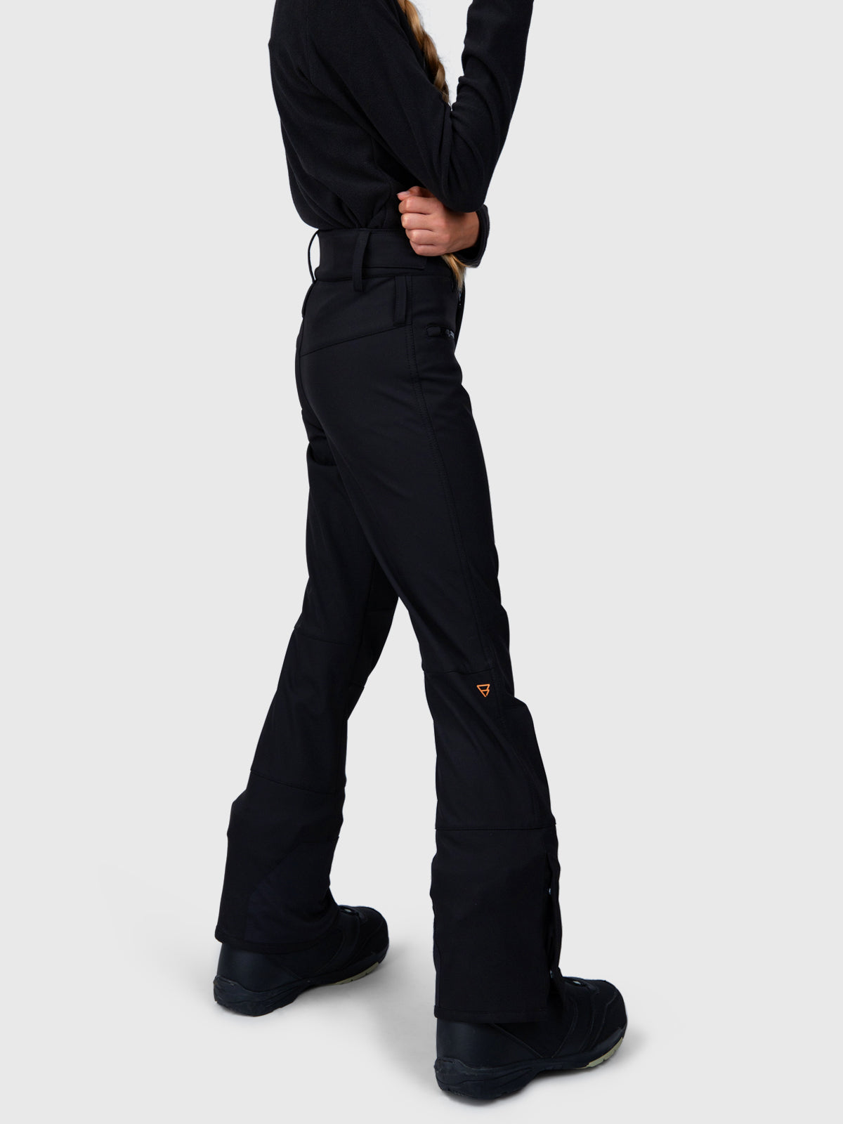 Coldlaky Meiden Softshell Skibroek | Zwart