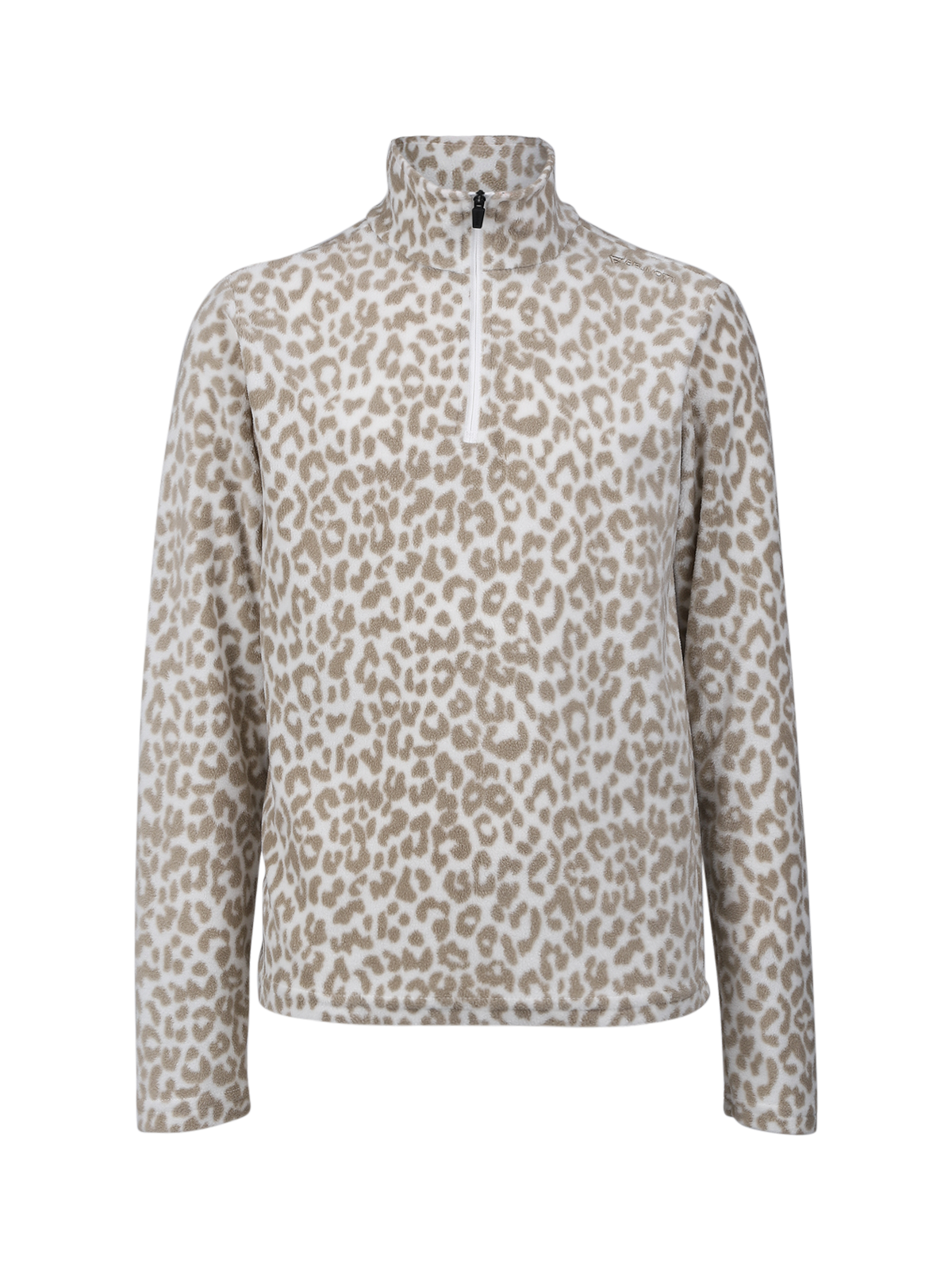 Mismy-Print Girls Fleece | Leopard Snow