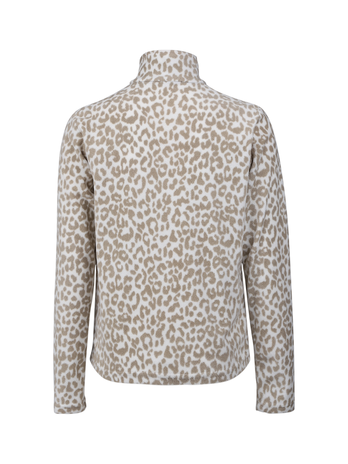 Mismy-Print Girls Fleece | Leopard Snow