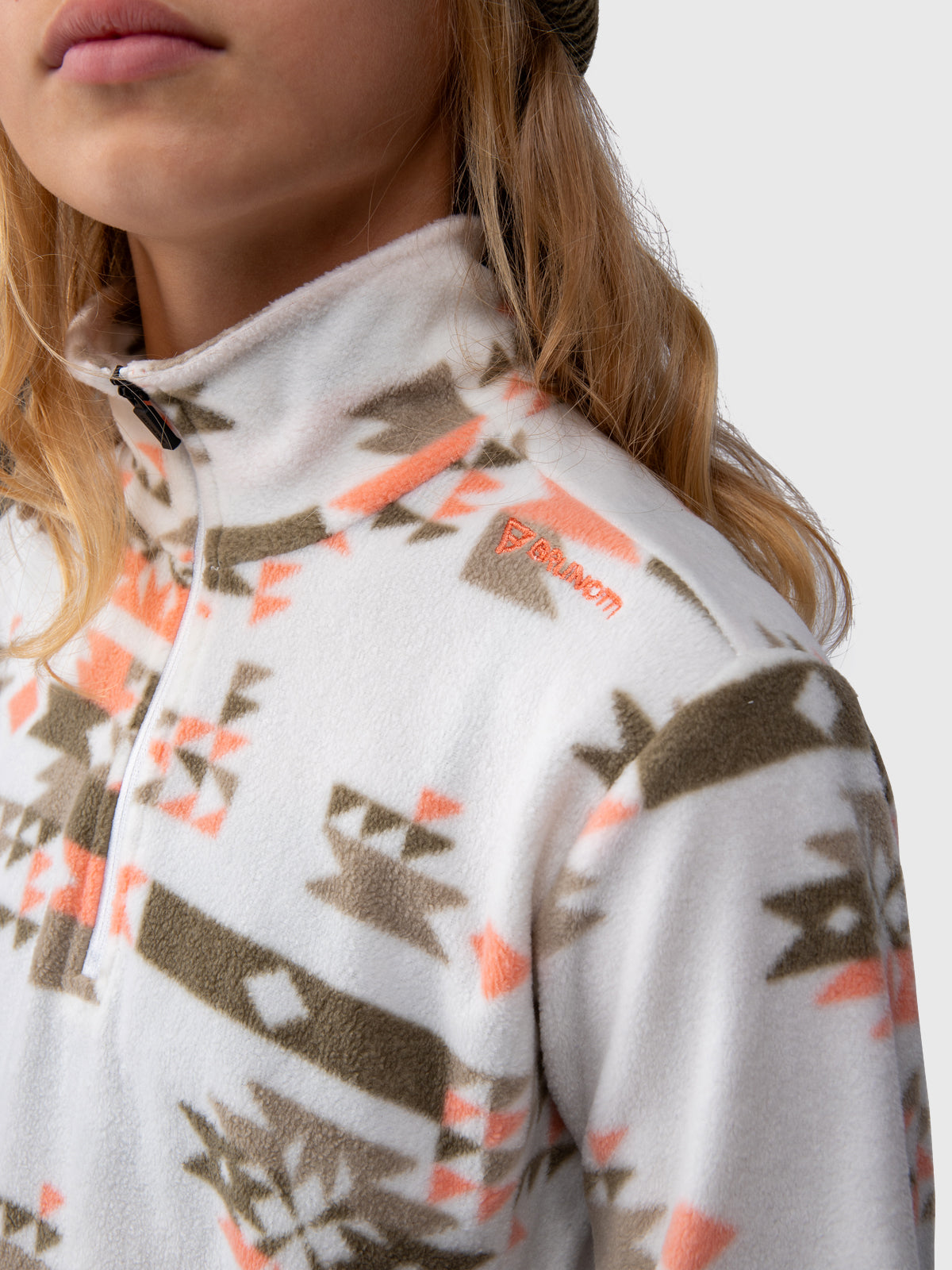 Mismy-Print Girls Fleece | Arctic Desert Flower