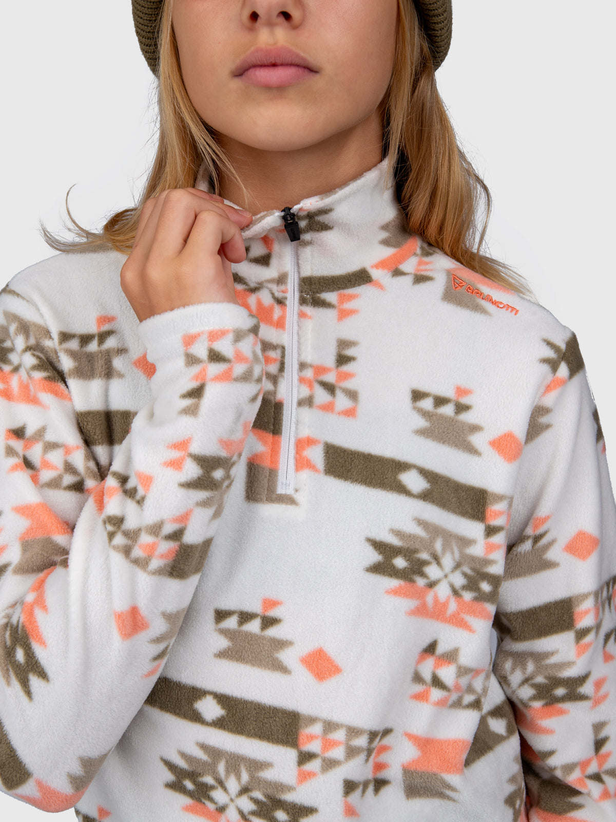 Mismy-Print Girls Fleece | Arctic Desert Flower
