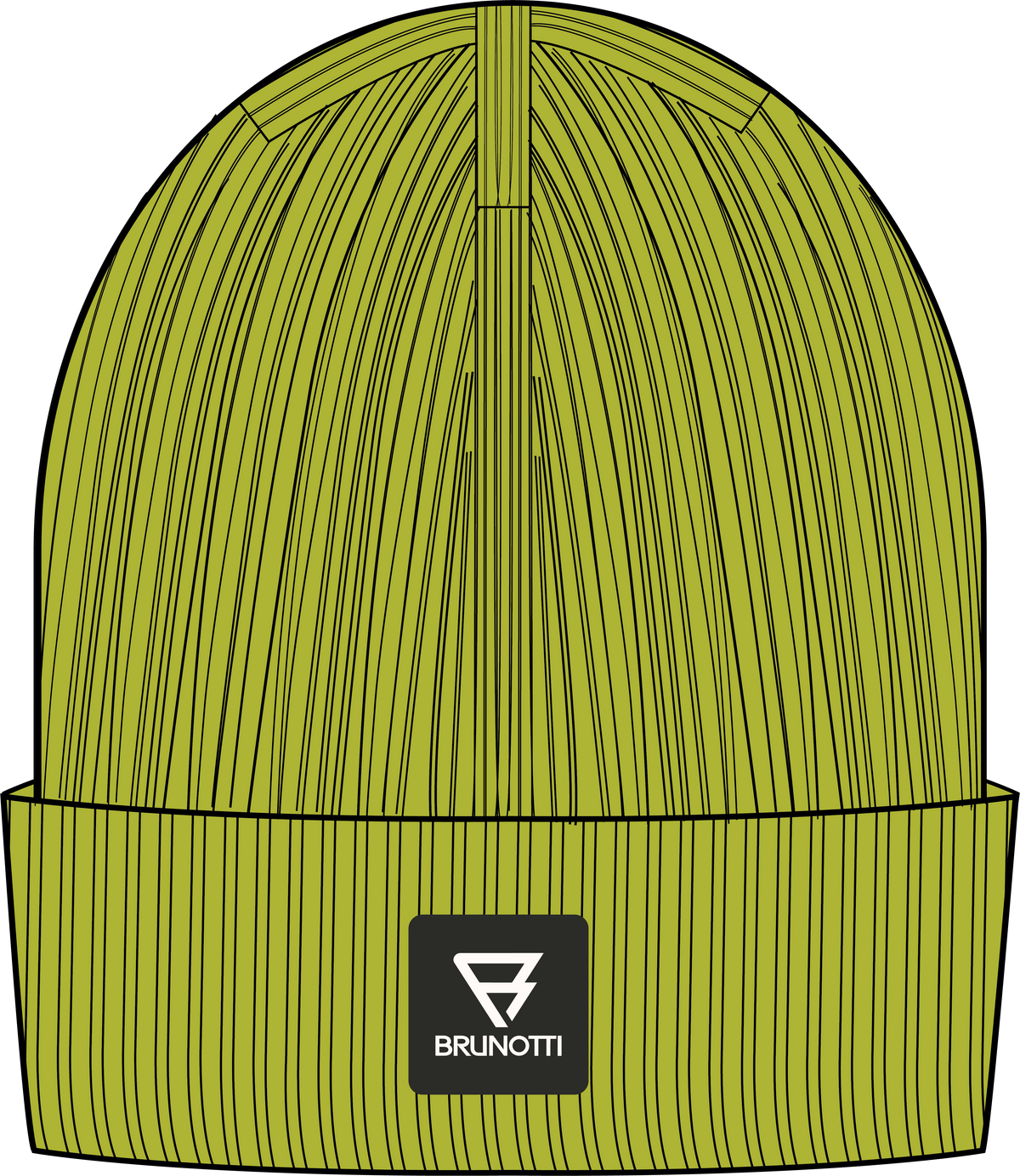 Brunazo Uni Beanie | Acid Lime