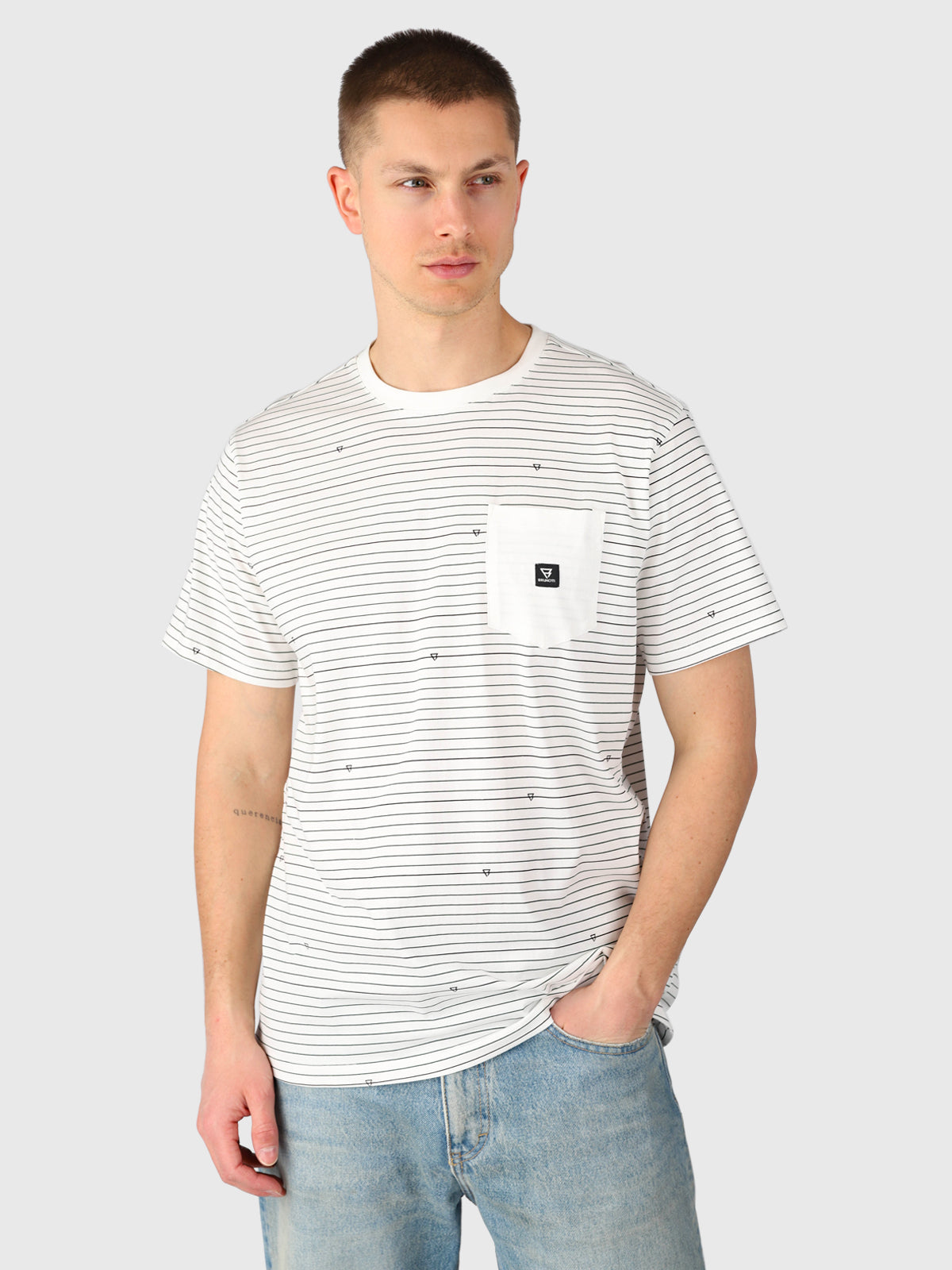 Axle-Stripe Herren T-shirt | Snow