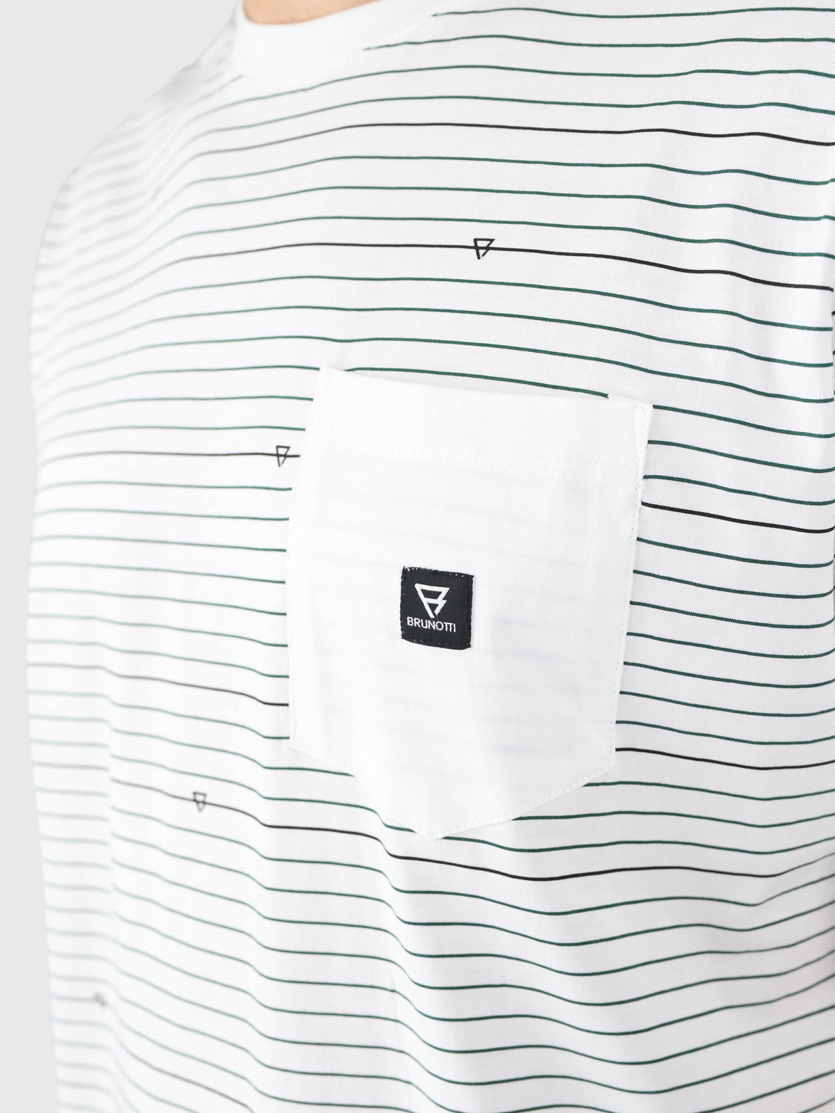 Axle-Stripe Herren T-shirt | Snow