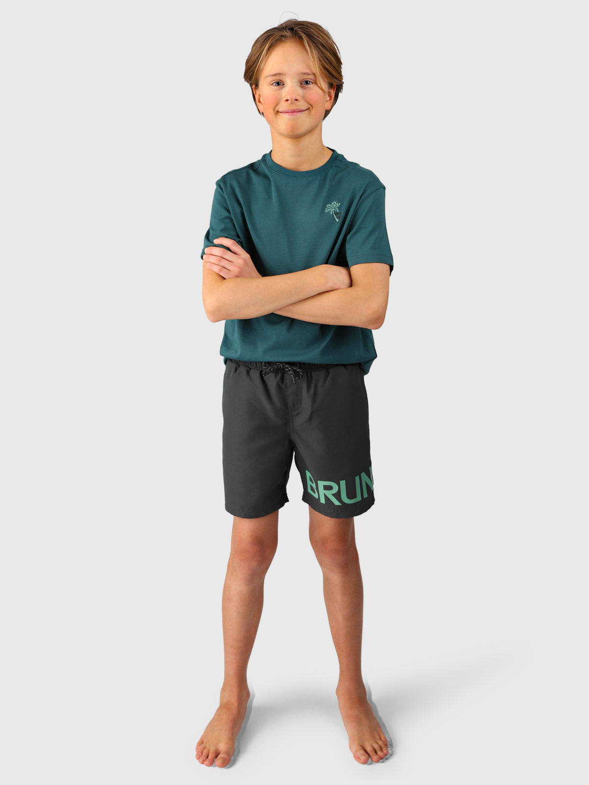 Marliny Boys Swim Shorts | Pirate Black