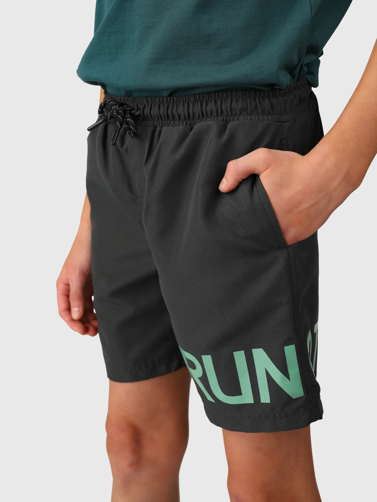 Marliny Boys Swim Shorts | Pirate Black