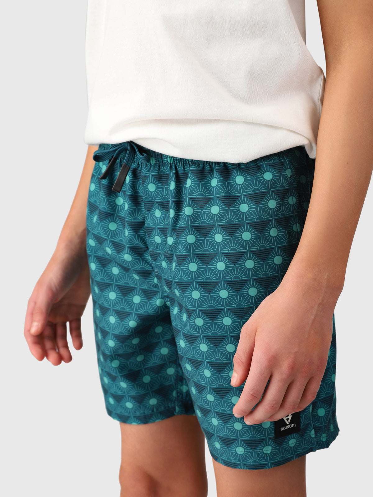 Cestery-Sun Boys Swim Shorts | Fuel Green