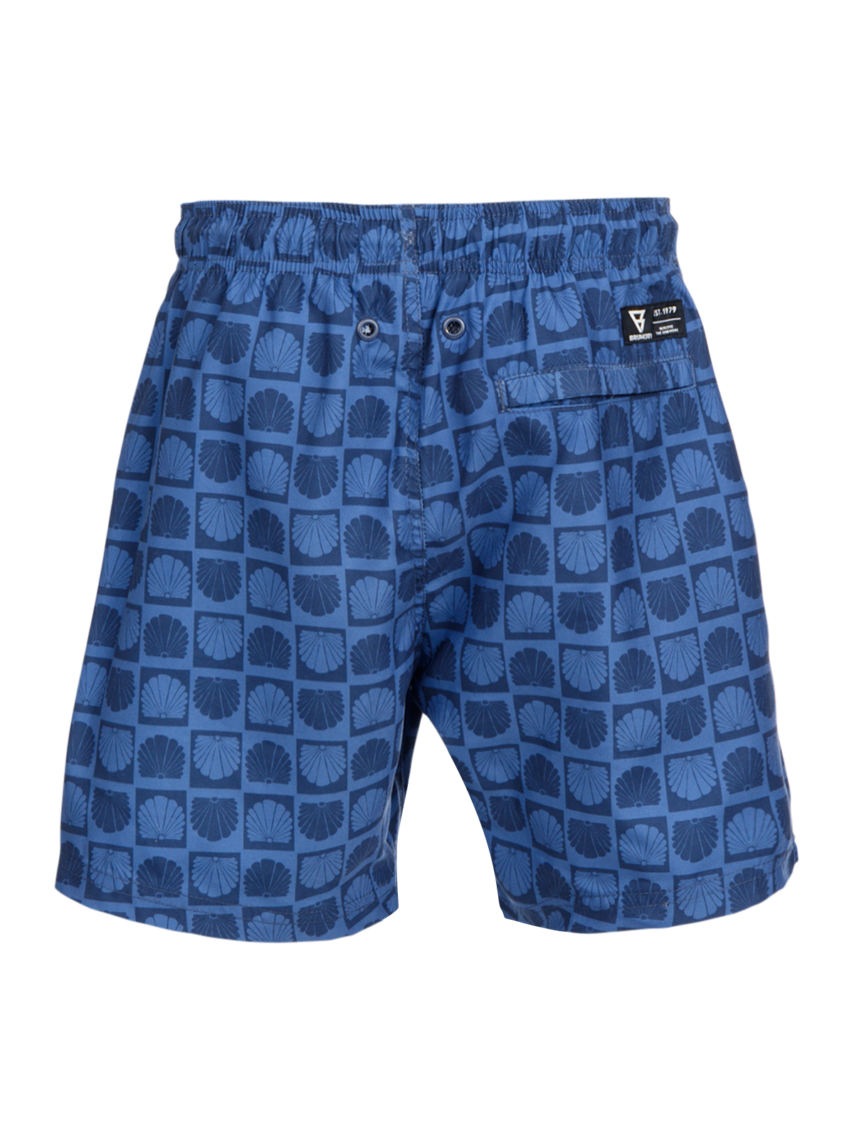Cestery-Mini Boys Swim Shorts | Indigo Blue