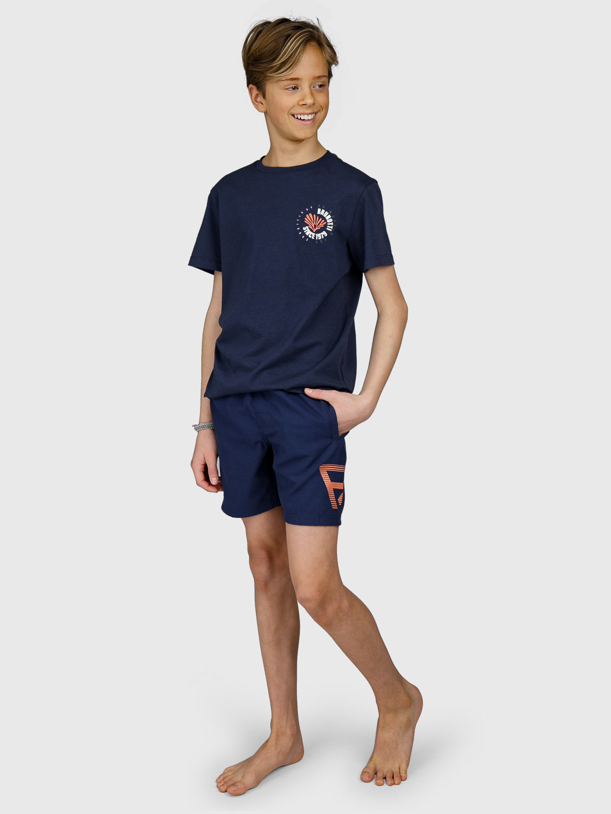 Cestery Jungen Swim Shorts | Indigo Blue