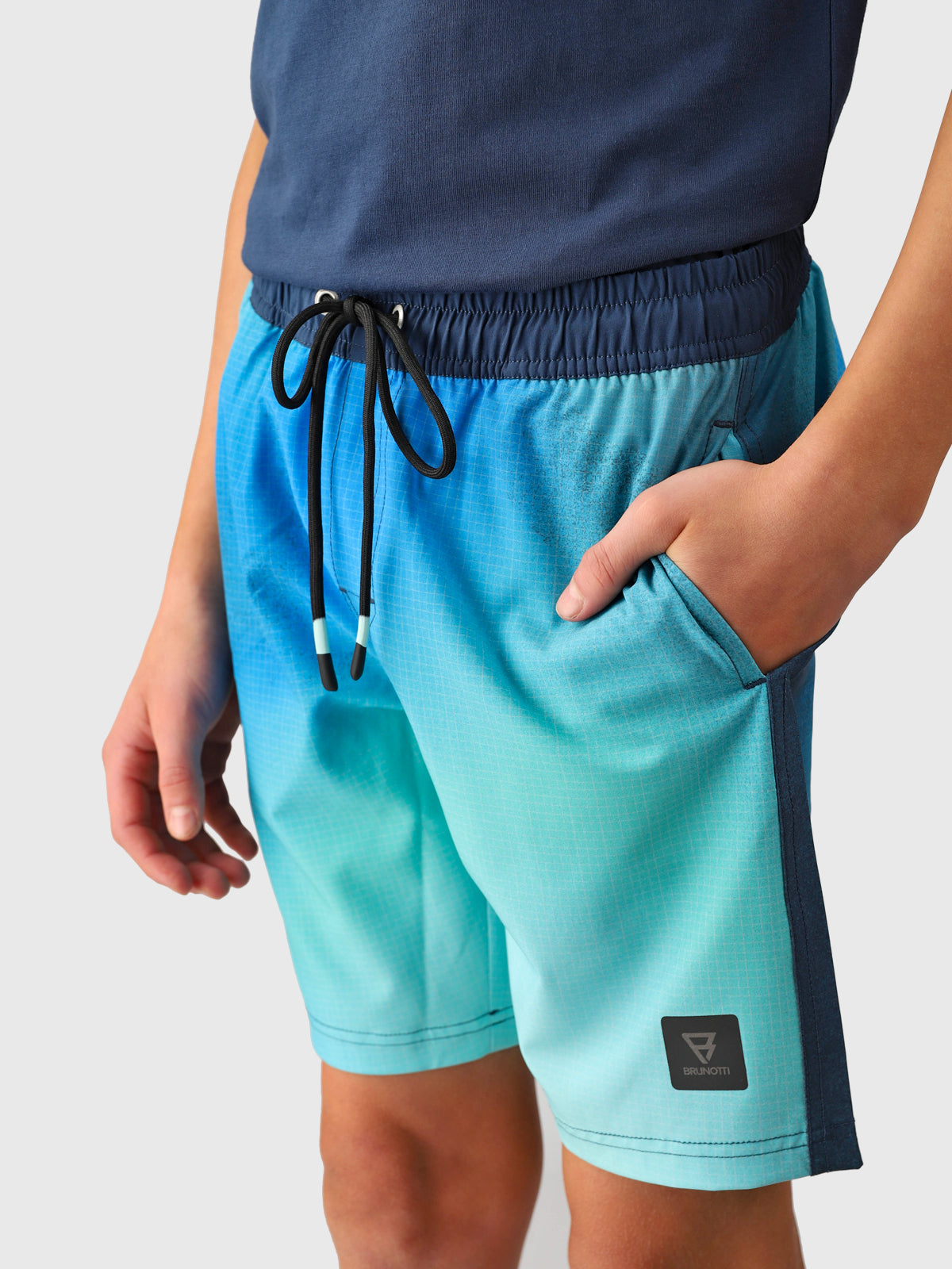 Dhiony Boys Swim Shorts | Neon Blue