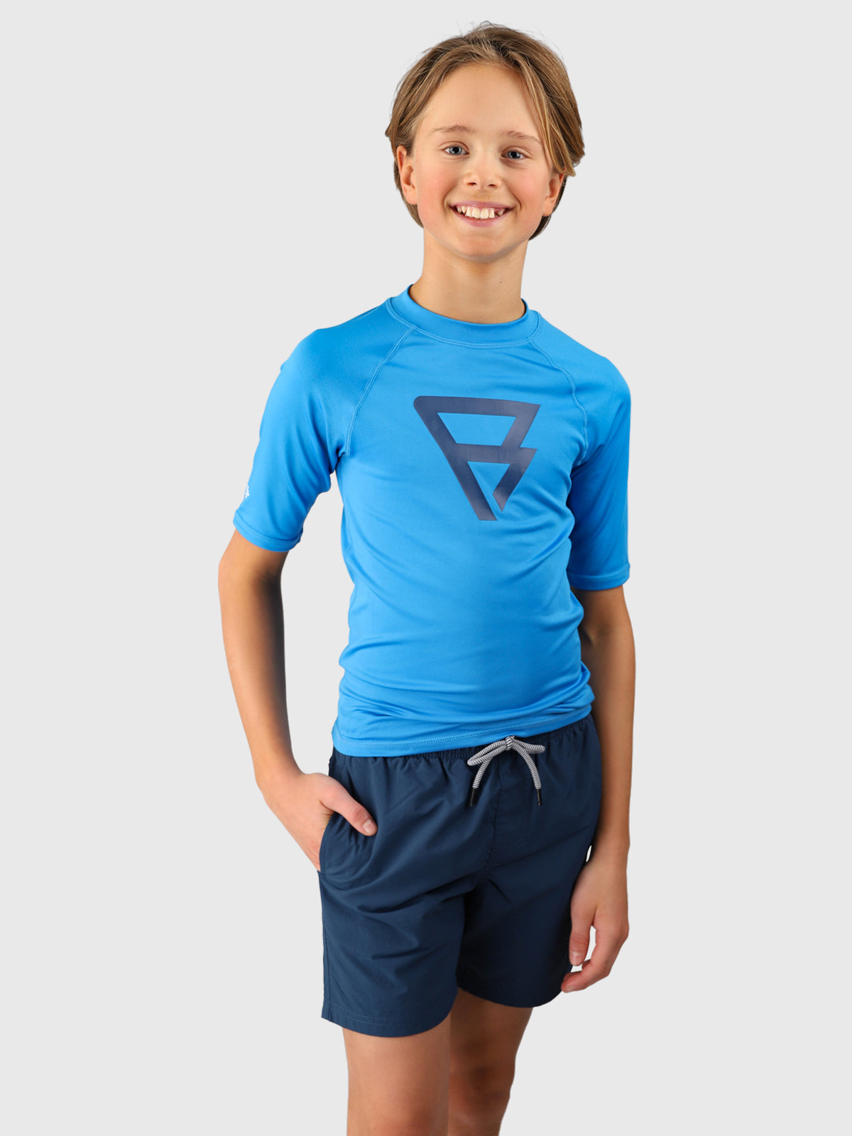 Waveguardy Boys Rashguard | Neon Blue