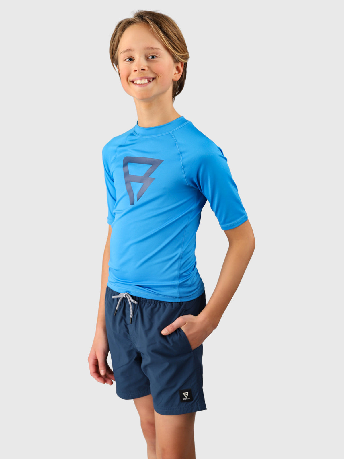 Waveguardy Boys Rashguard | Neon Blue