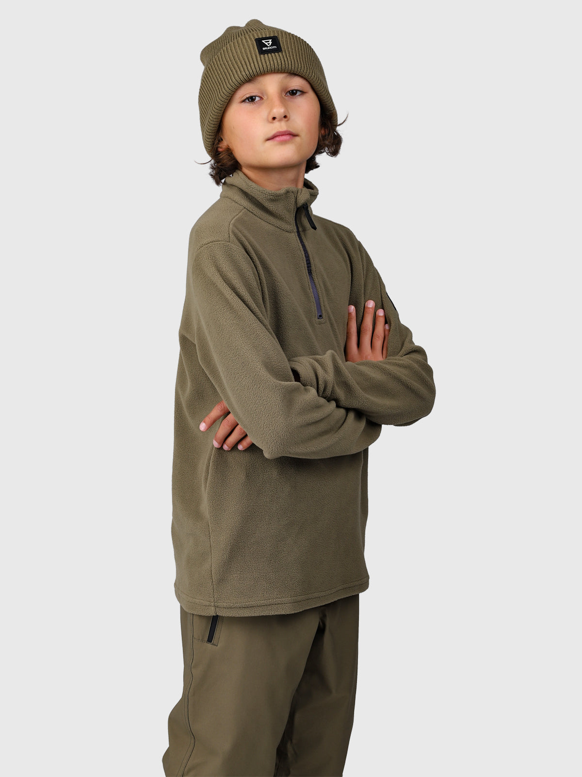 Tenny Boys Fleece | Dusky Green