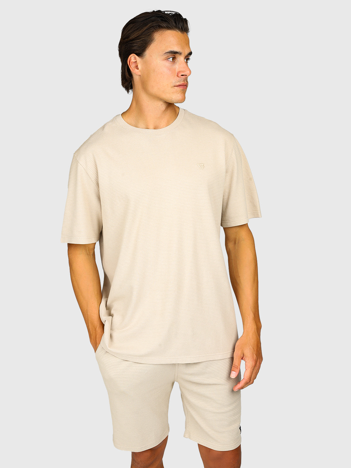 Dozan Men T-shirt | Feather Grey