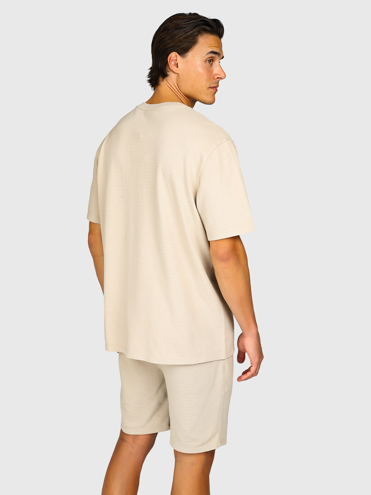 Dozan Men T-shirt | Feather Grey