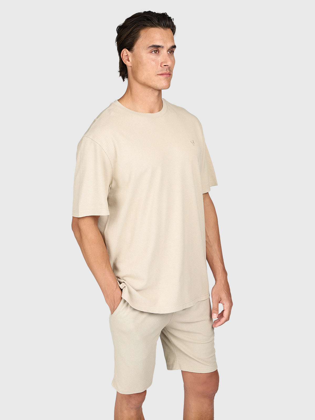Dozan Heren T-shirt | Feather Grey