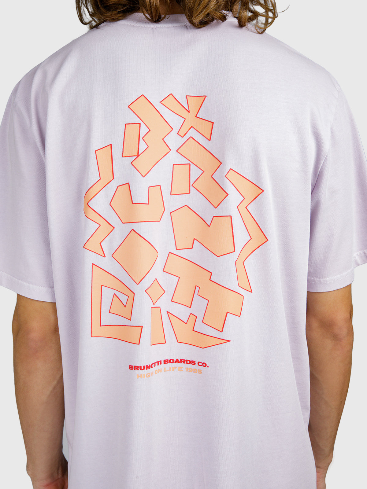 High-95-Print Men T-shirt | Wisteria