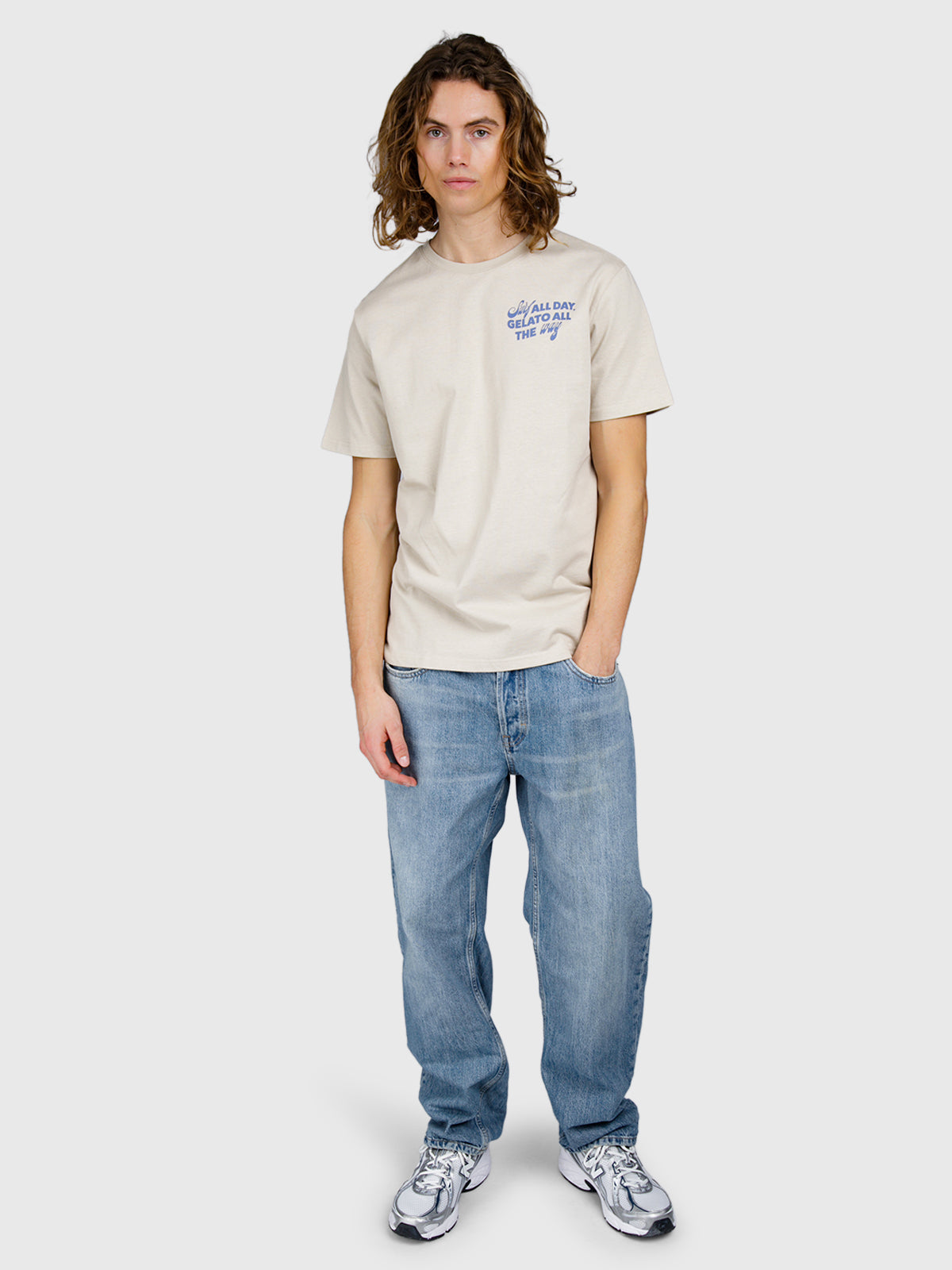 Ittalo Men T-shirt | Feather Grey