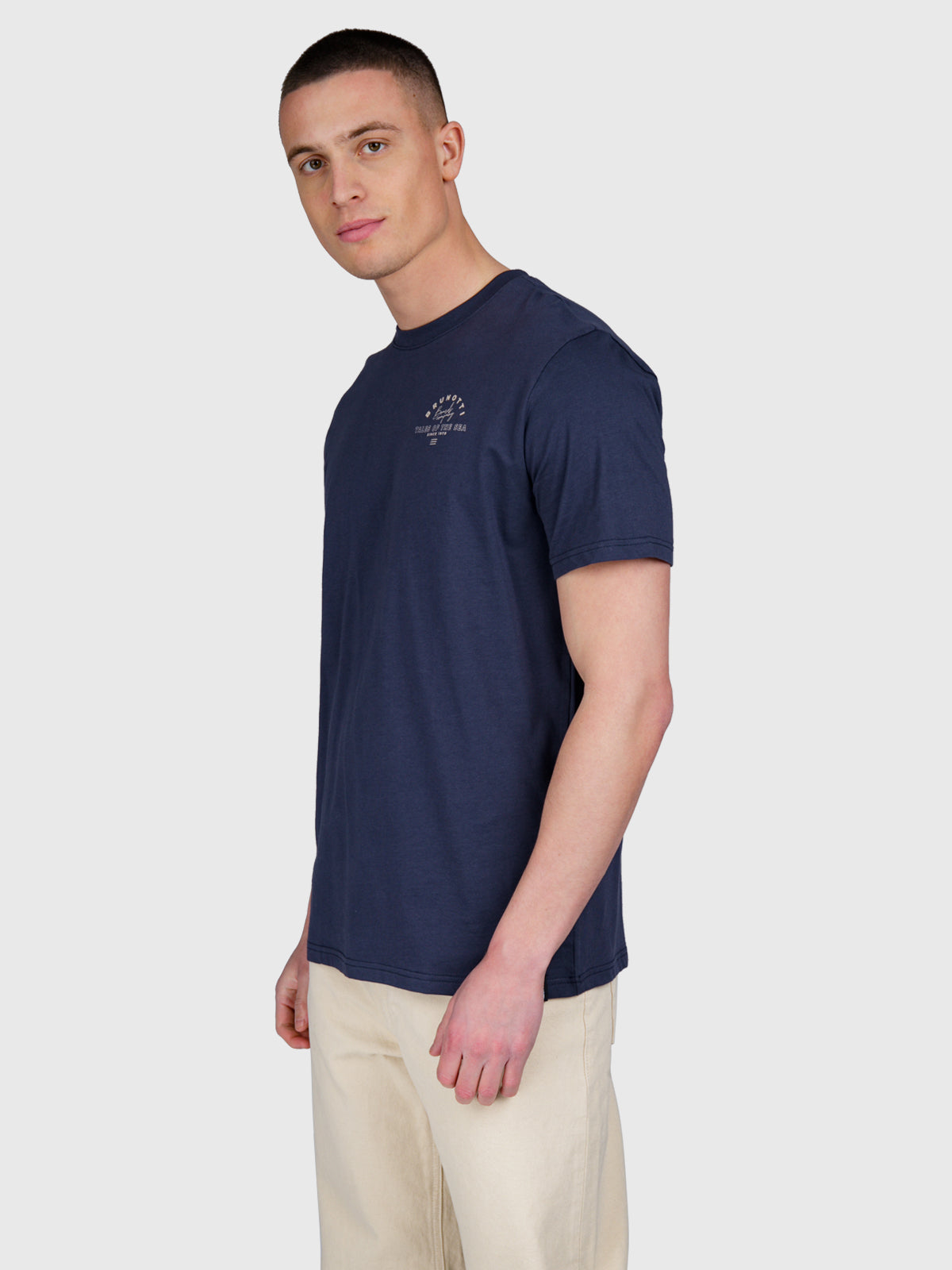 Janusai Men T-shirt | Indigo Blue