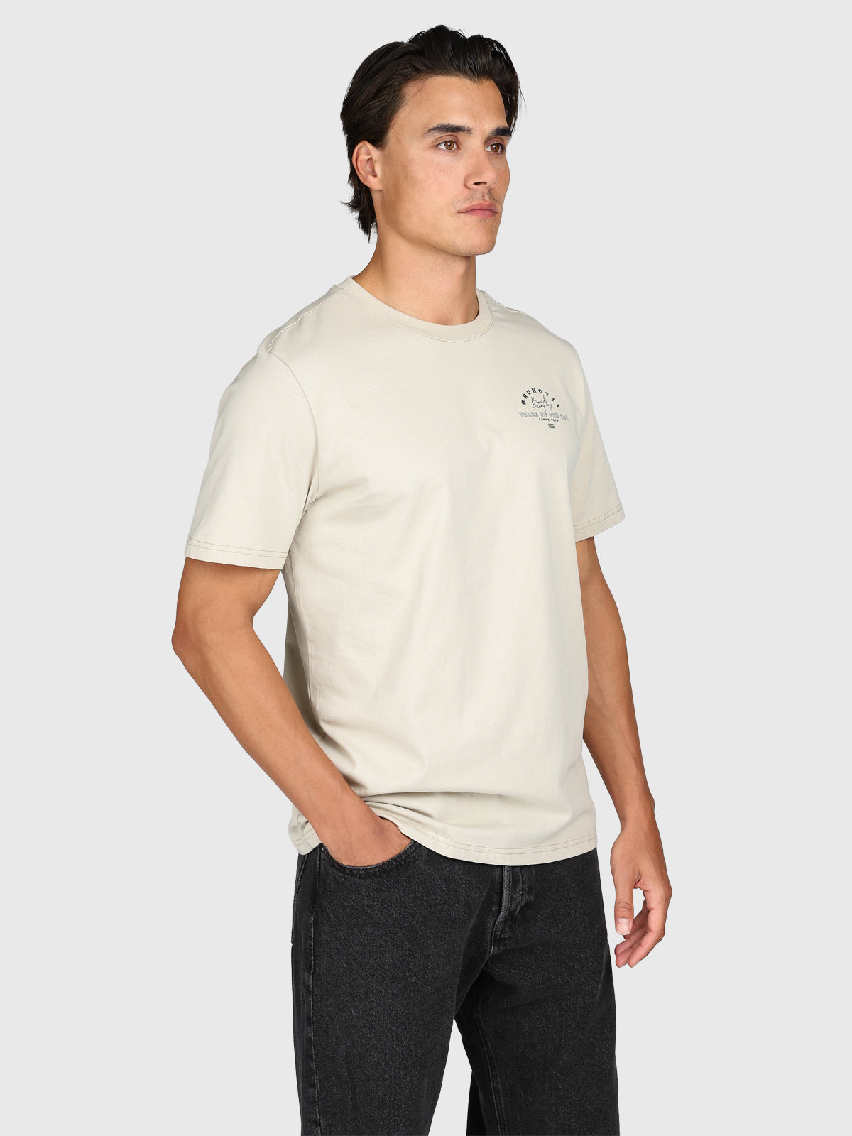 Janusai Heren T-shirt | Feather Grey