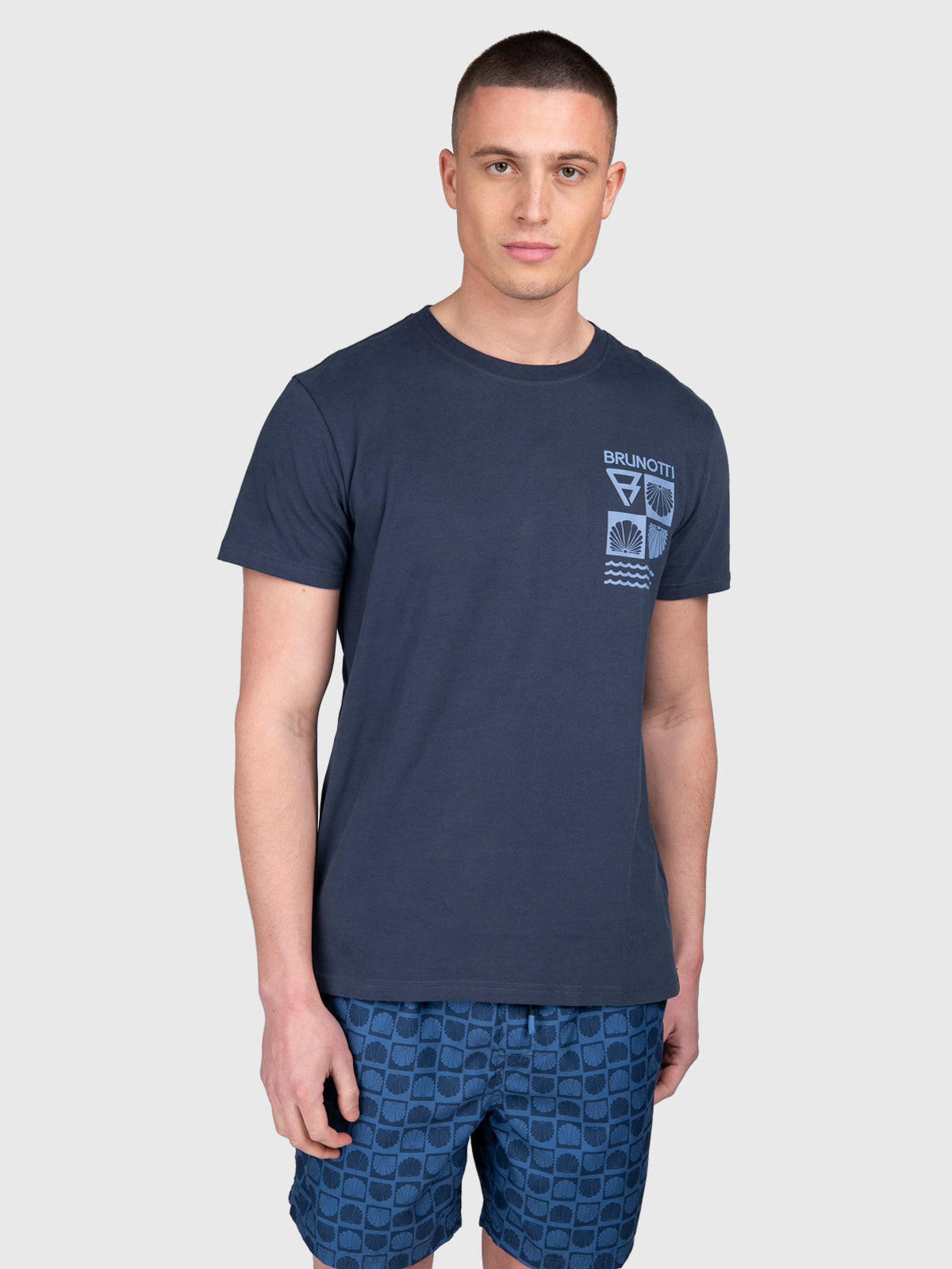 Jelledee Men T-shirt | Indigo Blue