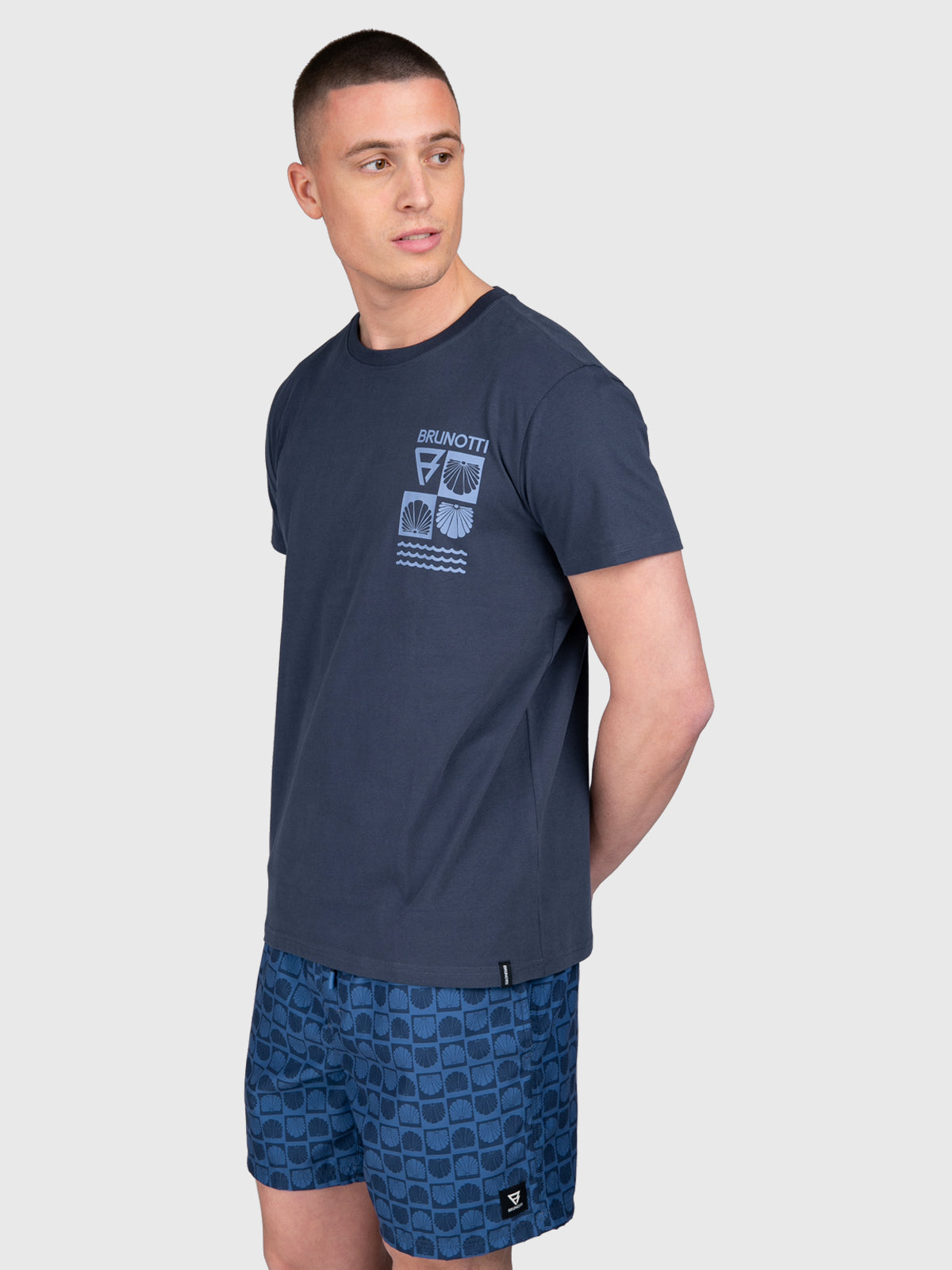 Jelledee Herren T-shirt | Indigo Blue