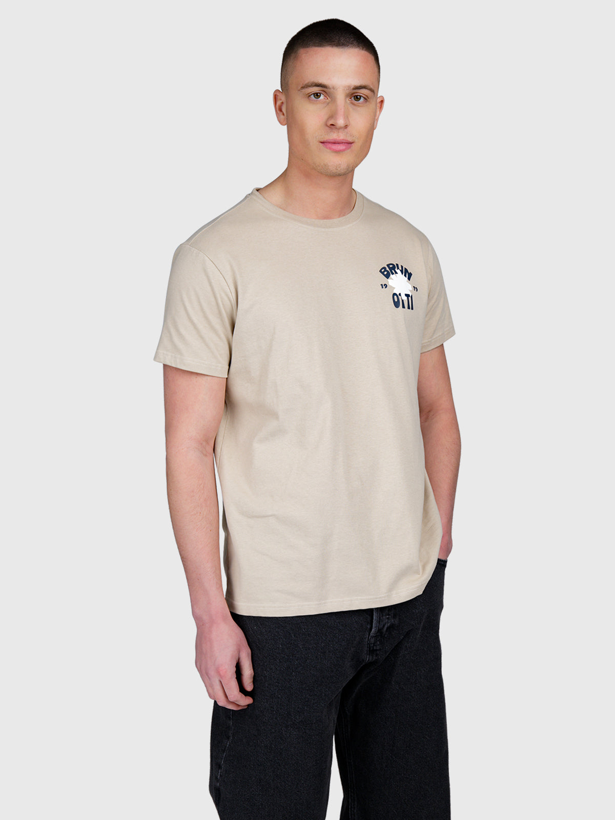 Jondee Herren T-shirt | Feather Grey