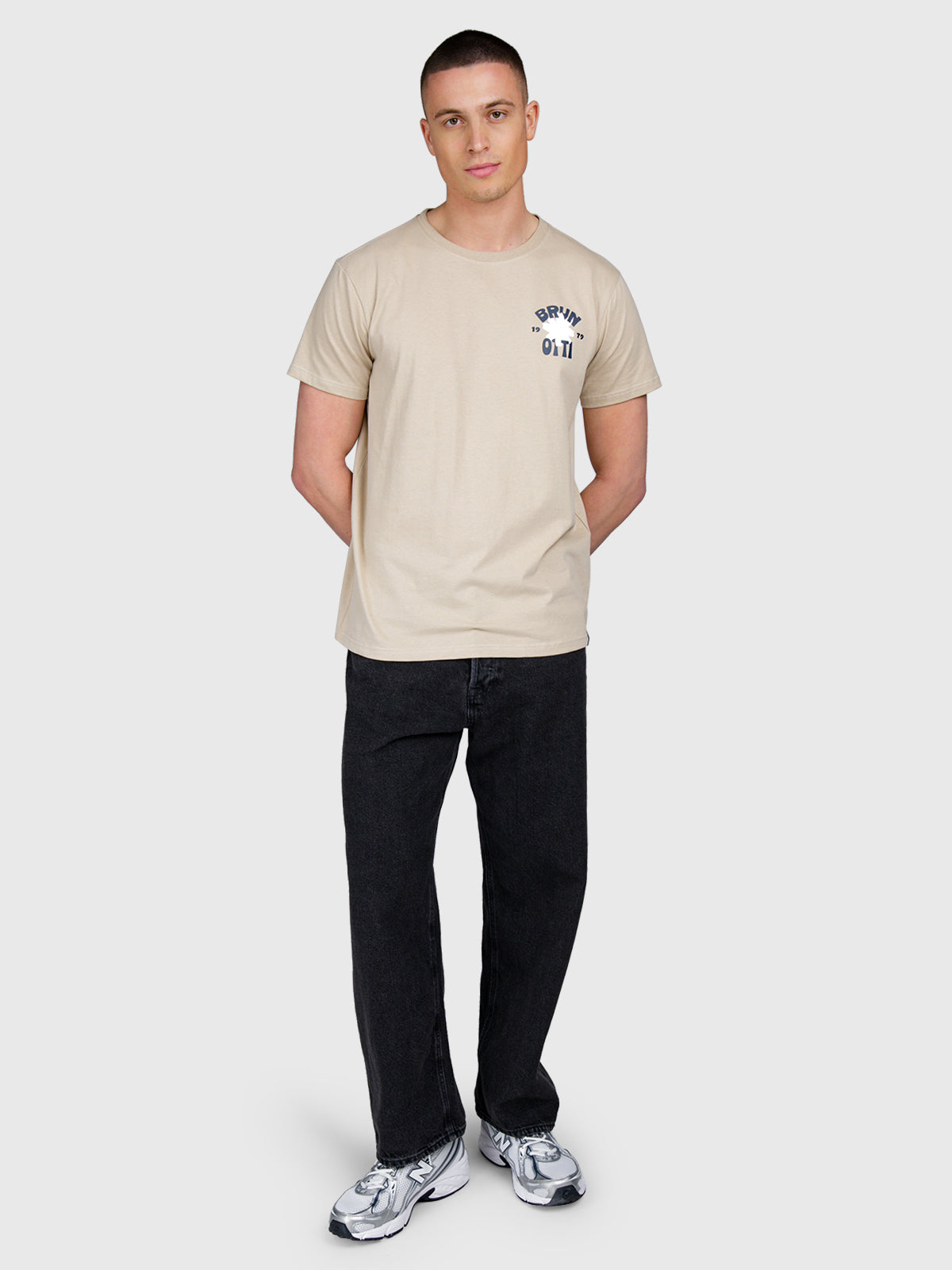 Jondee Herren T-shirt | Feather Grey