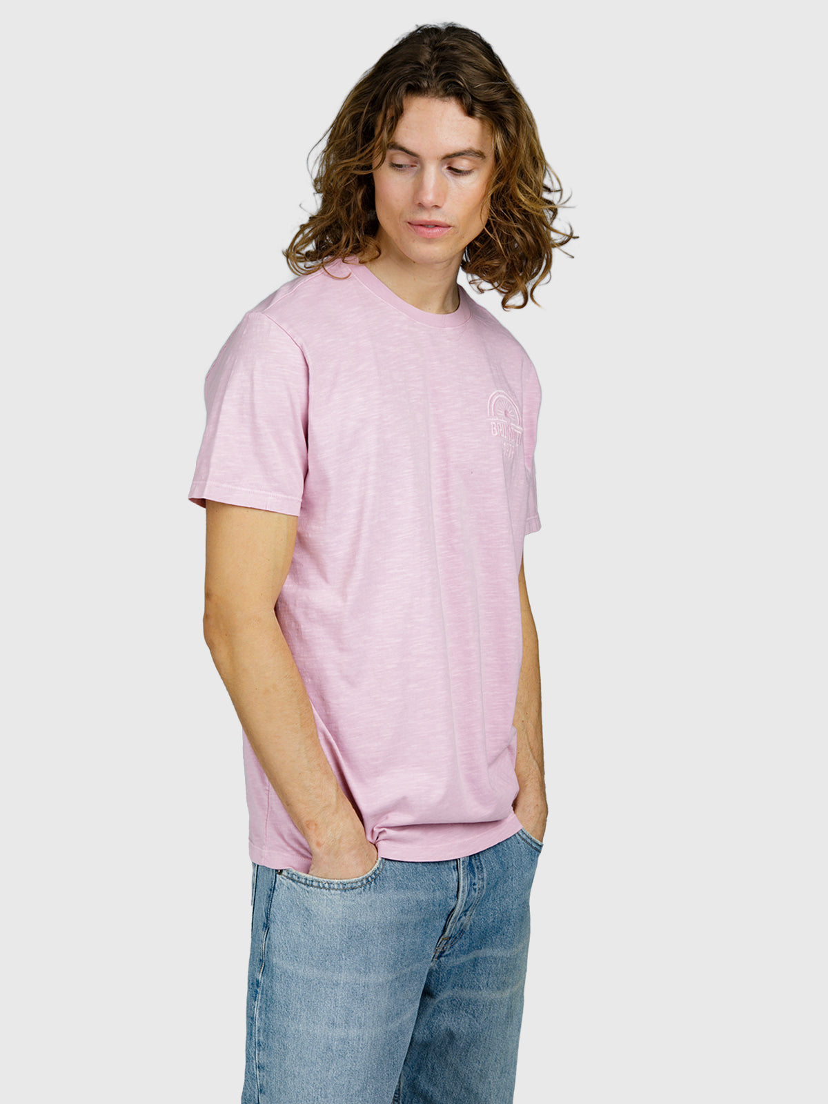 Mattey Herren T-shirt | Mauve Mist