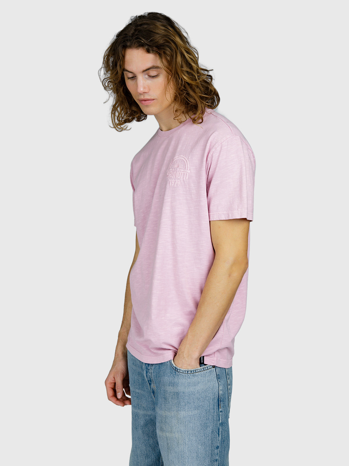 Mattey Herren T-shirt | Mauve Mist