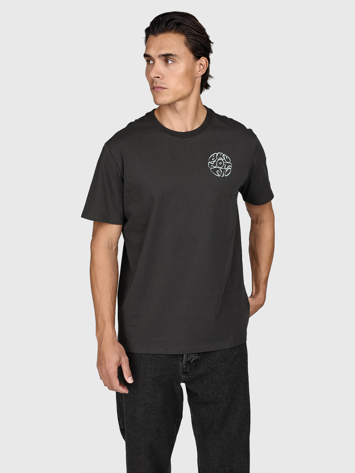 Sidley Men T-shirt | Pirate Black