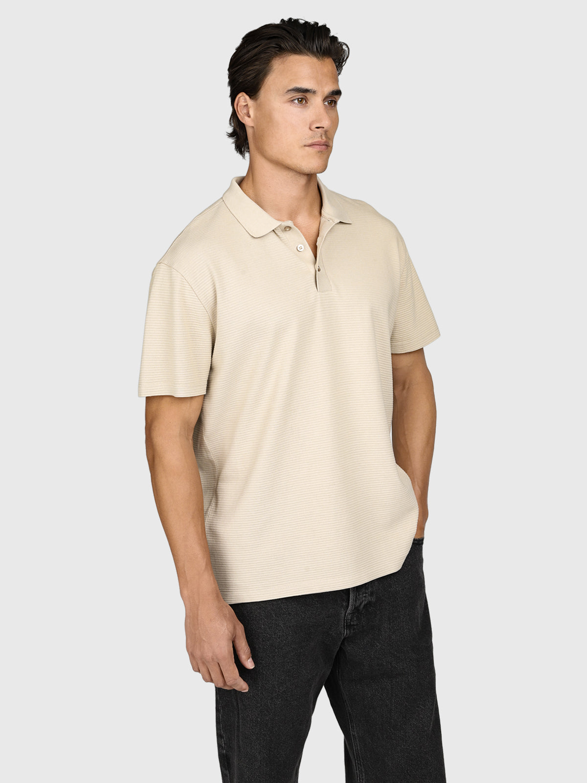 Domo Men Polo | Feather Grey