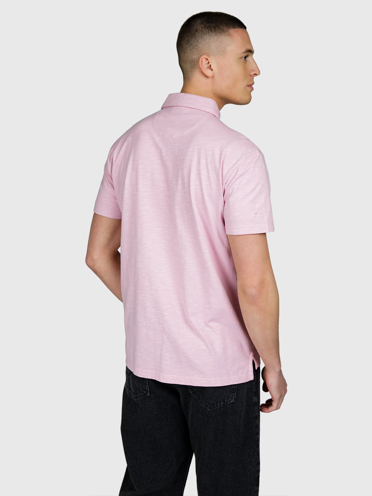 Palorai Men Polo | Mauve Mist