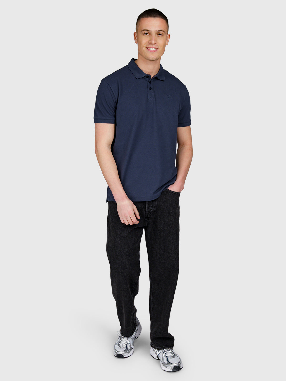 Tavico Herren Polo | Indigo Blue