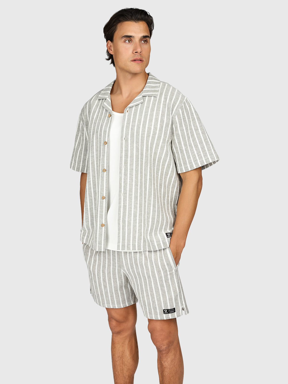 Sanni-Stripe Men Shirt | Snow