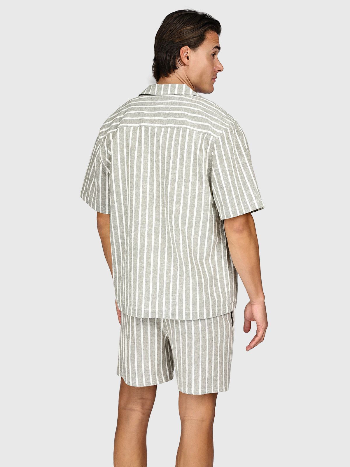 Sanni-Stripe Men Shirt | Snow