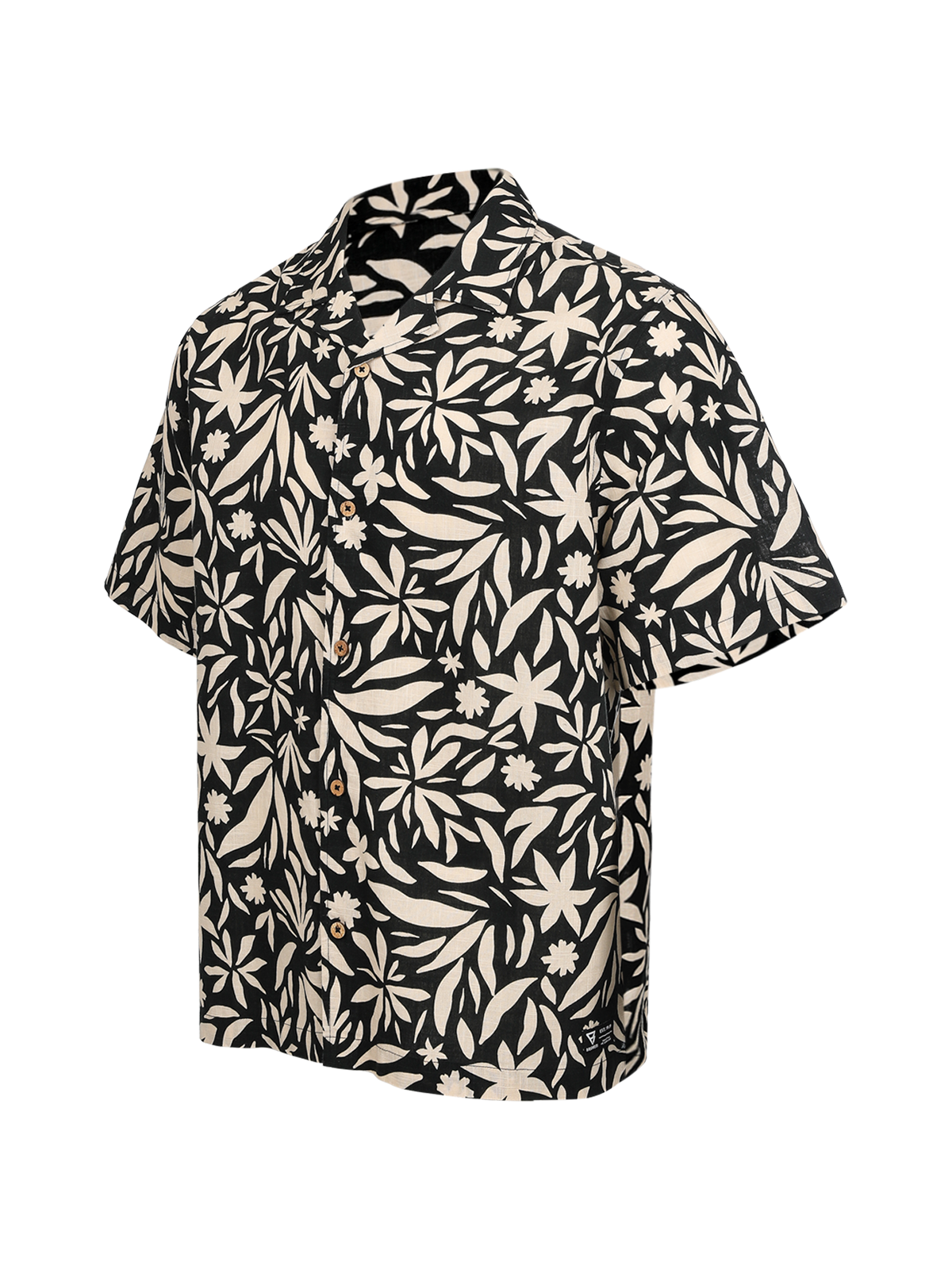 Sanni-Print Men Shirt | Feather Grey