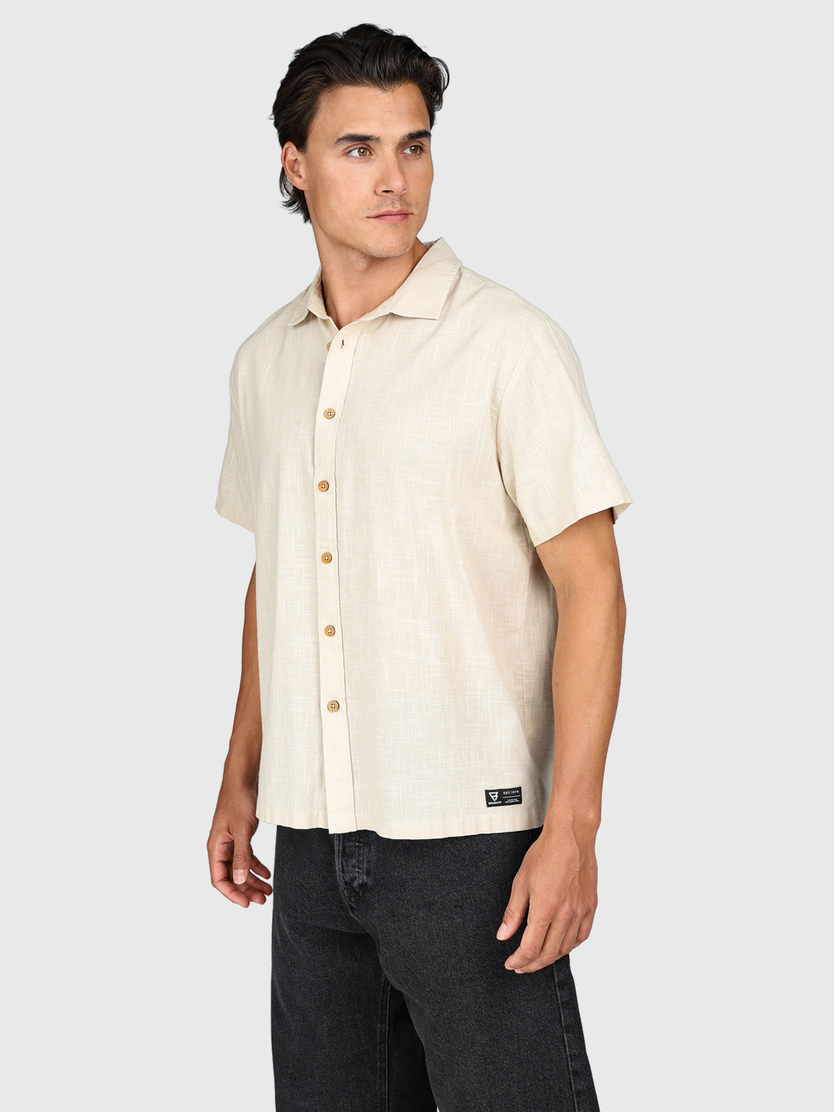 Sirrak Men Shirt | Feather Grey