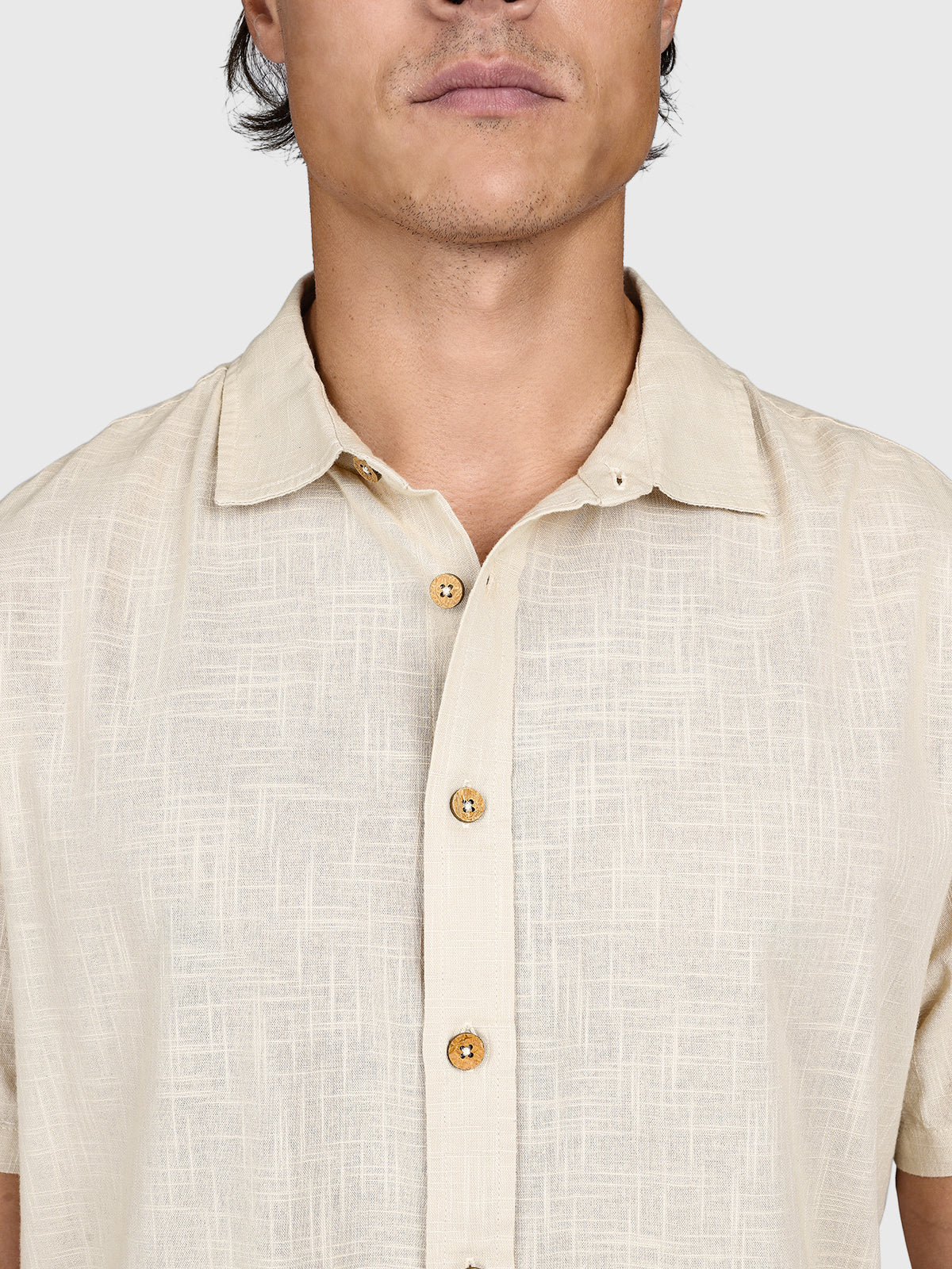 Sirrak Men Shirt | Feather Grey