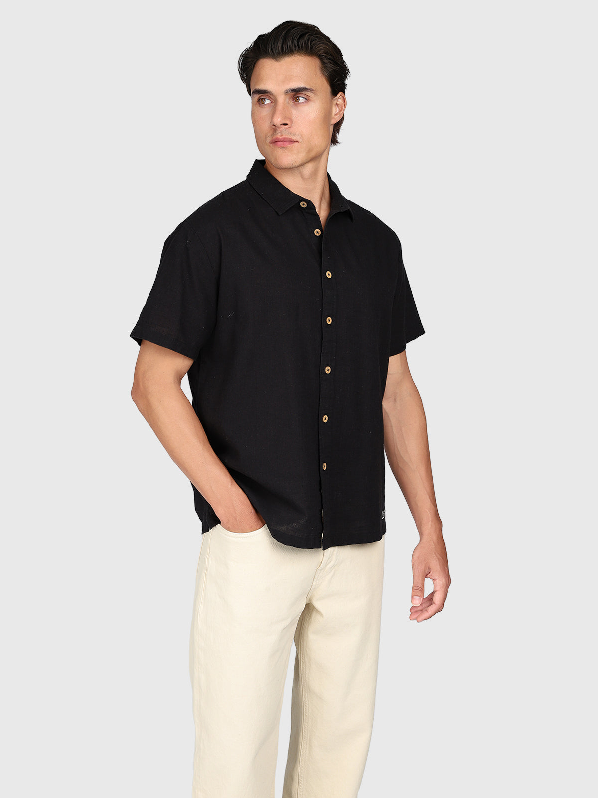 Sirrak Men Shirt | Black
